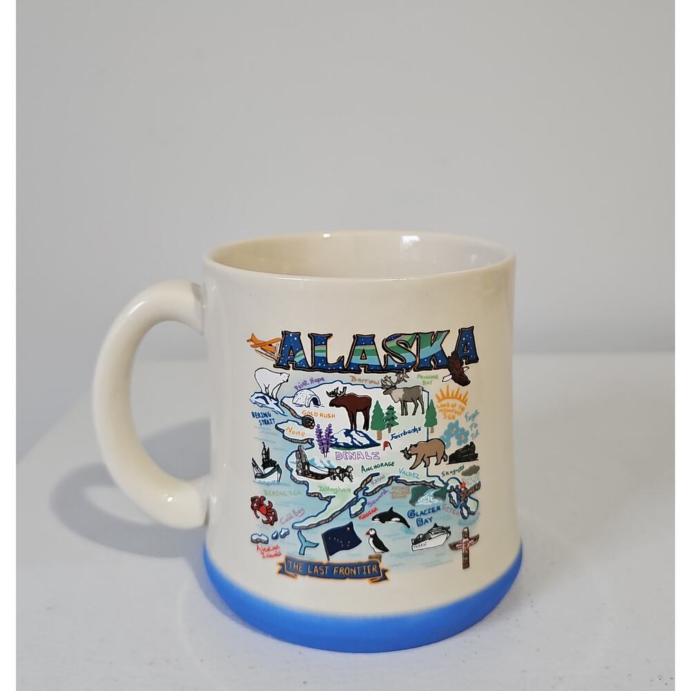 Alaska Mug Cup Alaska State Map Mug New Souvenir Vacation